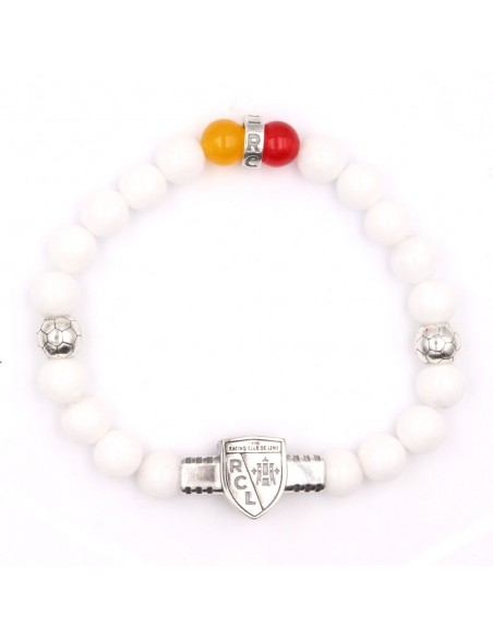 Bracelet FAN Racing club de Lens  BLANC Bracelet FAN Racing club de Lens  BLANC
