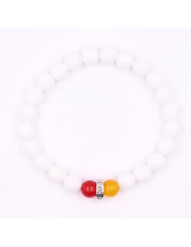 Bracelet argent RC Lens Third vu du haut