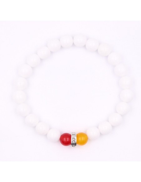 Bracelet argent RC Lens Third vu du haut