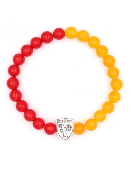 Bracelet supporter Racing club de Lens couleurs maillot domicile