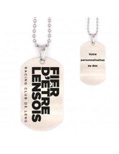 Pendentif Fier d'être Lensois - personnalisé
