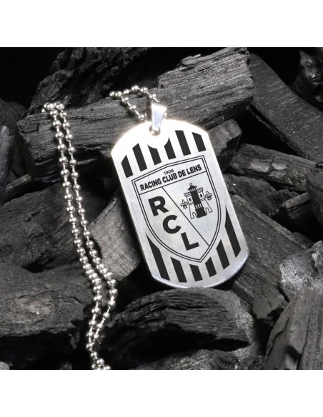 Pendentif rayures Blason RC LENS Pendentif rayures Blason RC LENS