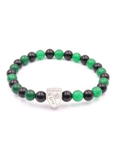 bracelet supporter noir et vert 2022