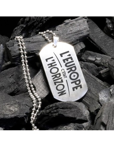 Pendentif L'Europe c'était l'horizon Gravure...
