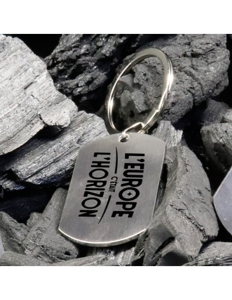 Porte-clés L'Europe c'était l'horizon Gravure Horizontale