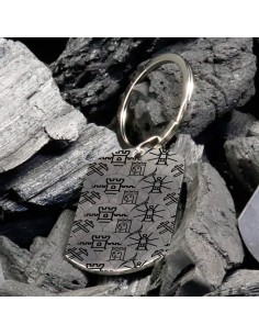 Porte-clés argenté SAINTE BARBE 2024 2