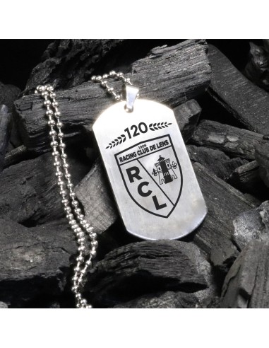 Pendentif Blason RC LENS 120 ANS - personnalisé