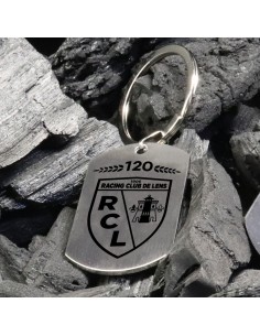 Porte-clés Blason anniversaire RC LENS - personnalisé 2
