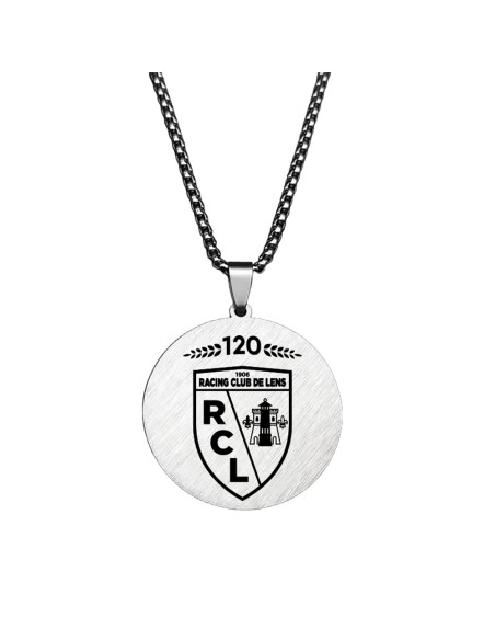 Pendentif rond 120 ans RC LENS