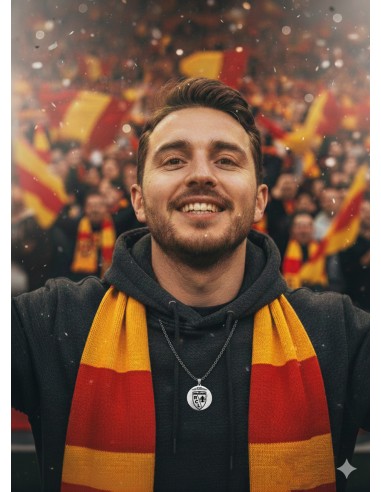 Pendentif rond 120 ans RC LENS