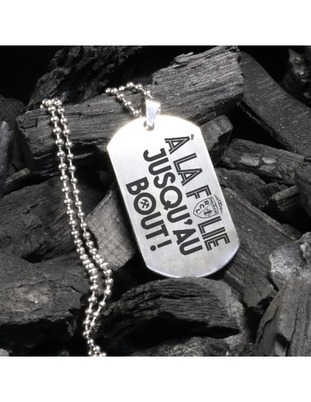 Pendentif A LA FOLIE, JUSQU'AU BOUT