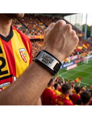 Bracelet manchette "A la folie, jusqu'au bout ! "