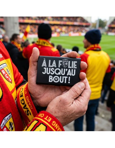 Porte-cartes RFID noir - "A la Folie Jusqu'au...