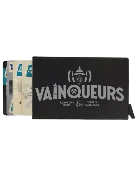 Porte-cartes RFID noir - "Vainqueurs"