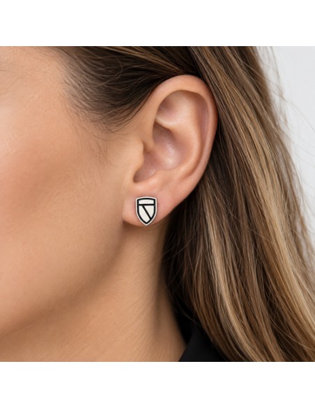 Boucle d'oreille Blason RC Lens