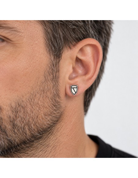 Boucle d'oreille Blason RC Lens