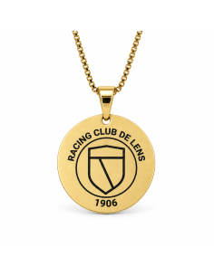Pendentif doré RC Lens « Fier d’être Lensois » 2