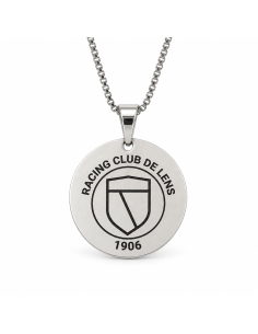 Pendentif argenté RC Lens « Fier d’être Lensois » 2