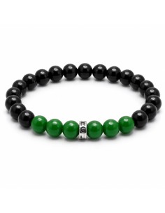 Bracelet RCL Noir & Vert – Bijou Club RC Lens 2027