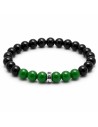 Bracelet RCL Noir & Vert – Bijou Club RC Lens 2027