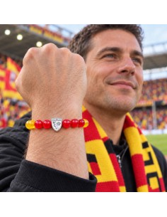 Bracelet Supporter RC Lens – Sang & Or avec blason - 2027 2
