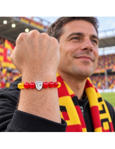 Bracelet Supporter RC Lens – Sang & Or avec blason - 2027