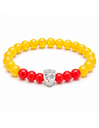 Bracelet Supporter RC Lens – Sang & Or avec blason - 2027