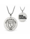 Pendentif argenté RC Lens « Fier d’être Lensois »