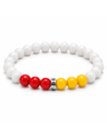 Bracelet RCL Blanc et Sang & or– Bijou Club RC Lens 2027