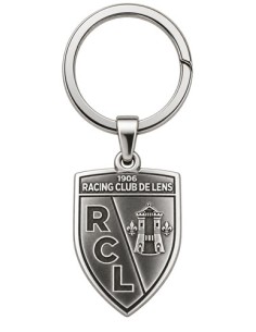 Porte-clés argenté Blason