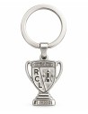 Porte-clés argenté Blason