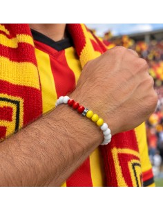 Bracelet RCL Blanc, Sang & Or – Bijou Club RC Lens 2027 2