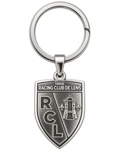 Porte-clés argenté Blason