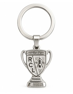 Porte-clés argenté Trophée